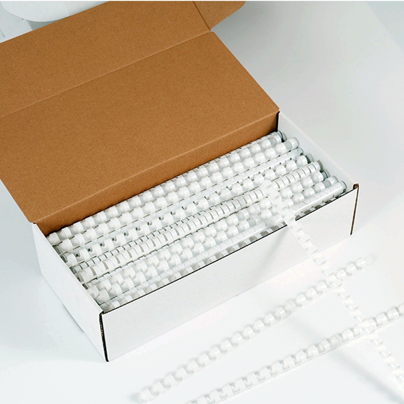 Binding Comb Plastic - 50/100個入り フルボックス ReadStar ホワイト PVC製 製本用エプロン
