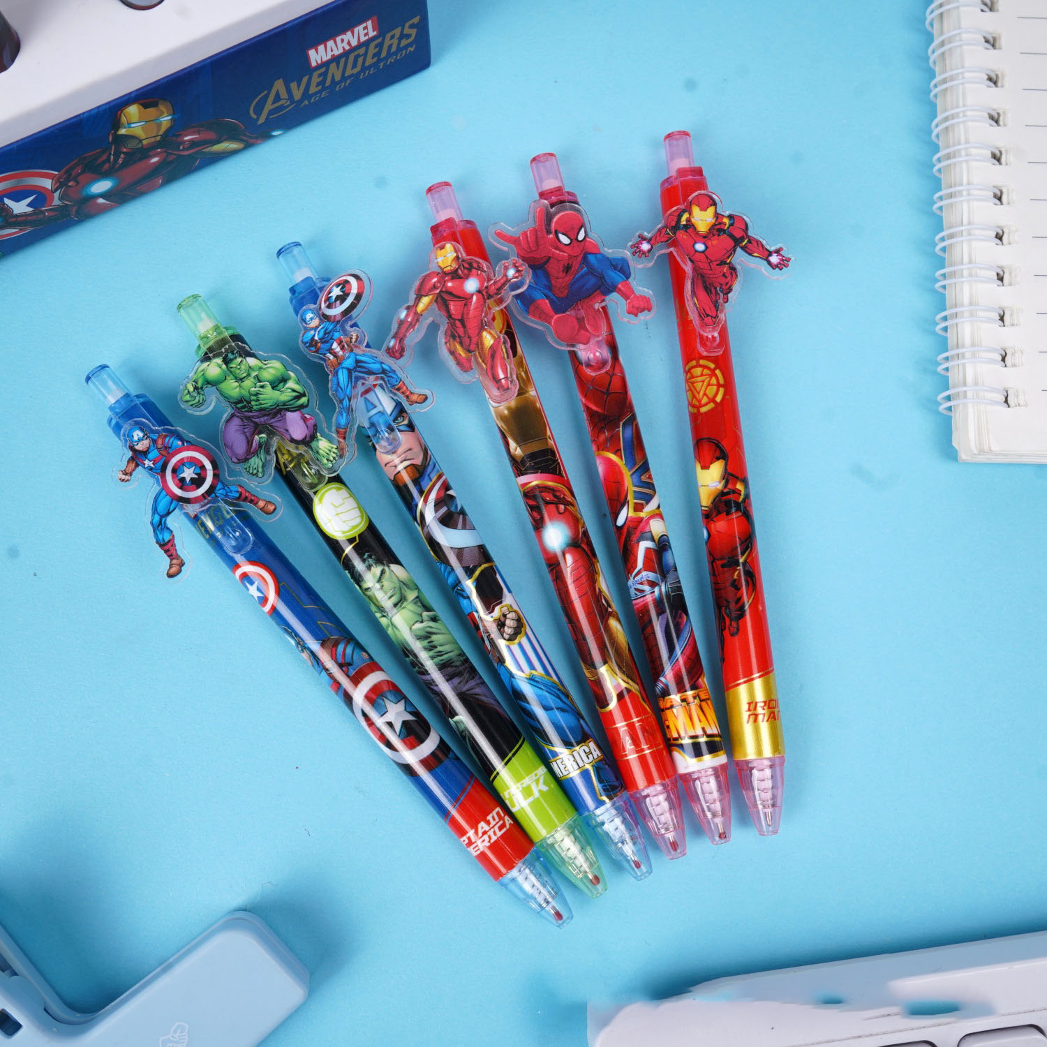 Stationery Supplier - 12/48 個マーベルゲルペン用速乾性ペン、学生用漫画ボールペンプレスペンマーキング学校文具ギフト
