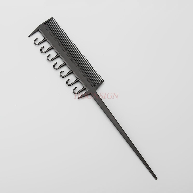 Binding Comb Plastic - スポッティングコーム 調整スポッティングツール 両面コーム、髪編み、髪結束、尖ったテールコーム