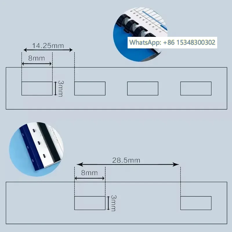 Binding Comb Plastic - 12mmブルー1/2インチ製本リング21個入り6mm-51mm PVCプラスチック製ブックコンビネーションリング