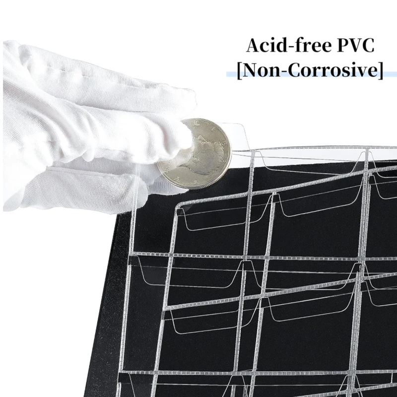 120 ポケットコイン収集本棚ディスプレイオーガナイザーコイ - Binding Comb Plastic のレビューと価格