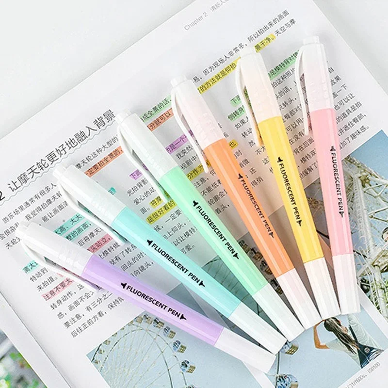 Stonego-カラフルなデュアルチップ蛍光ペンセット、蛍光 - Highlighter Set Pastel のレビューと価格