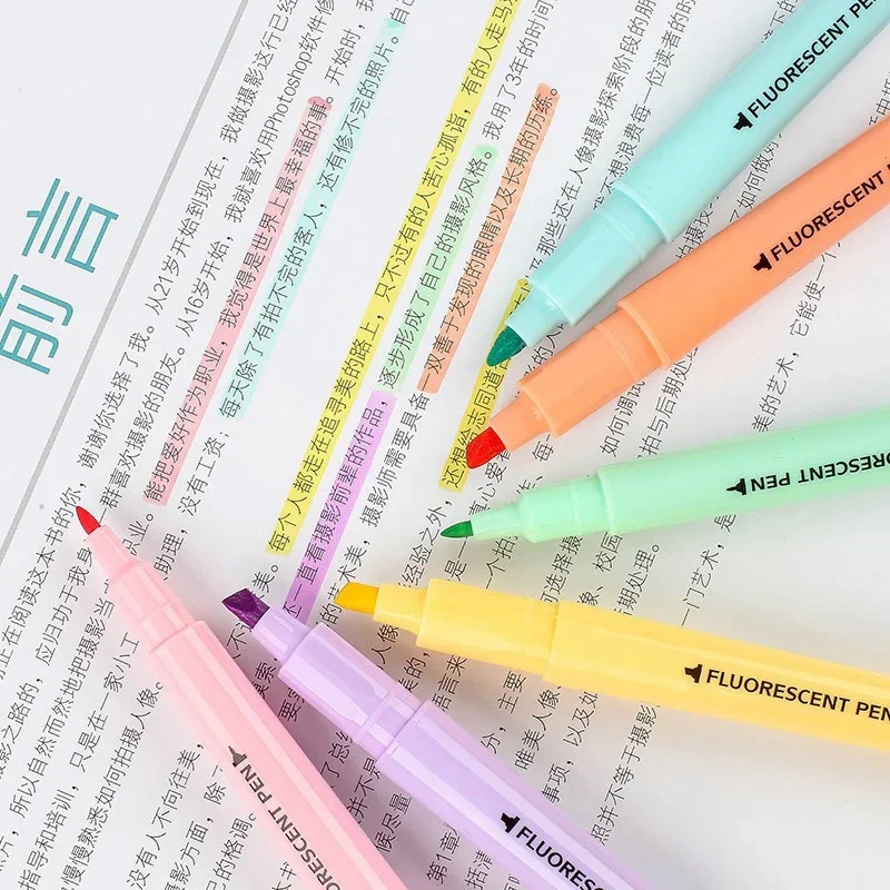 Stonego-カラフルなデュアルチップ蛍光ペンセット、蛍光 - Highlighter Set Pastel のレビューと価格