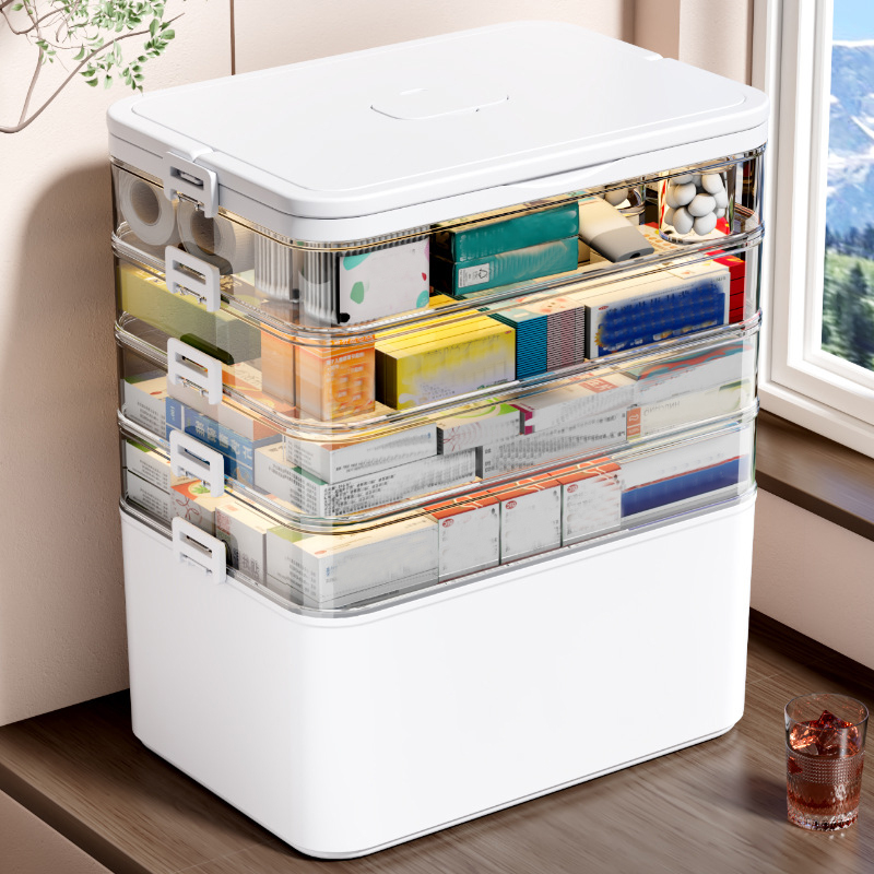 多機能多層収納ボックス、ハンドル付き、大/特大サイズ - 文 - Stationery Supplier のレビューと価格
