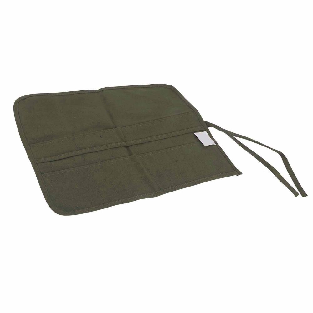 22スロットペイントブラシホルダー、個別ポーチ付きキャンバス - Pen Pouch Roll のレビューと価格