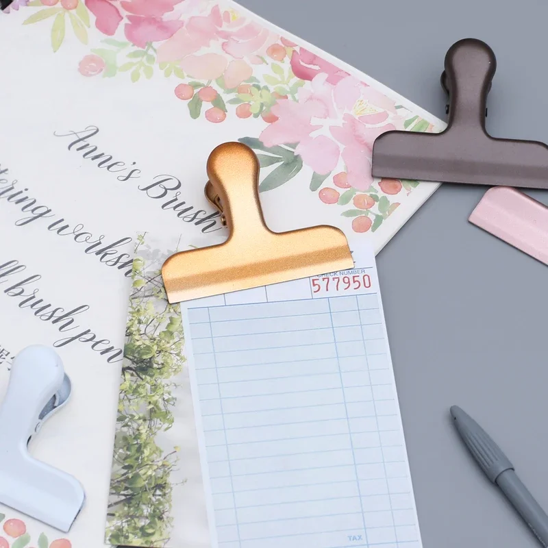 1PC 多機能ヴィンテージバインダークリップ耐久性のある金属 - Supply Of Office Stationery のレビューと価格