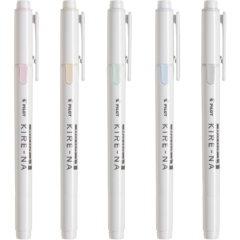 パイロット キレナ ハイライターペンセット デュアルチップ  - Highlighter Set Pastel のレビューと価格
