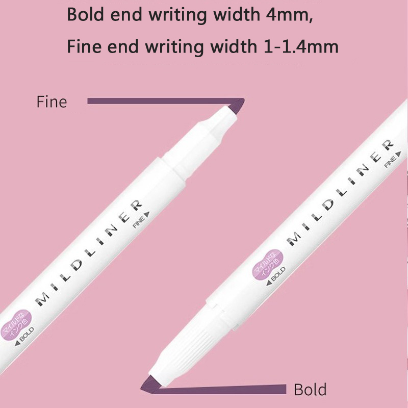 新しいゼブラマイルドライナーハイライターマーカー、WKT7  - Highlighter Set Pastel のレビューと価格