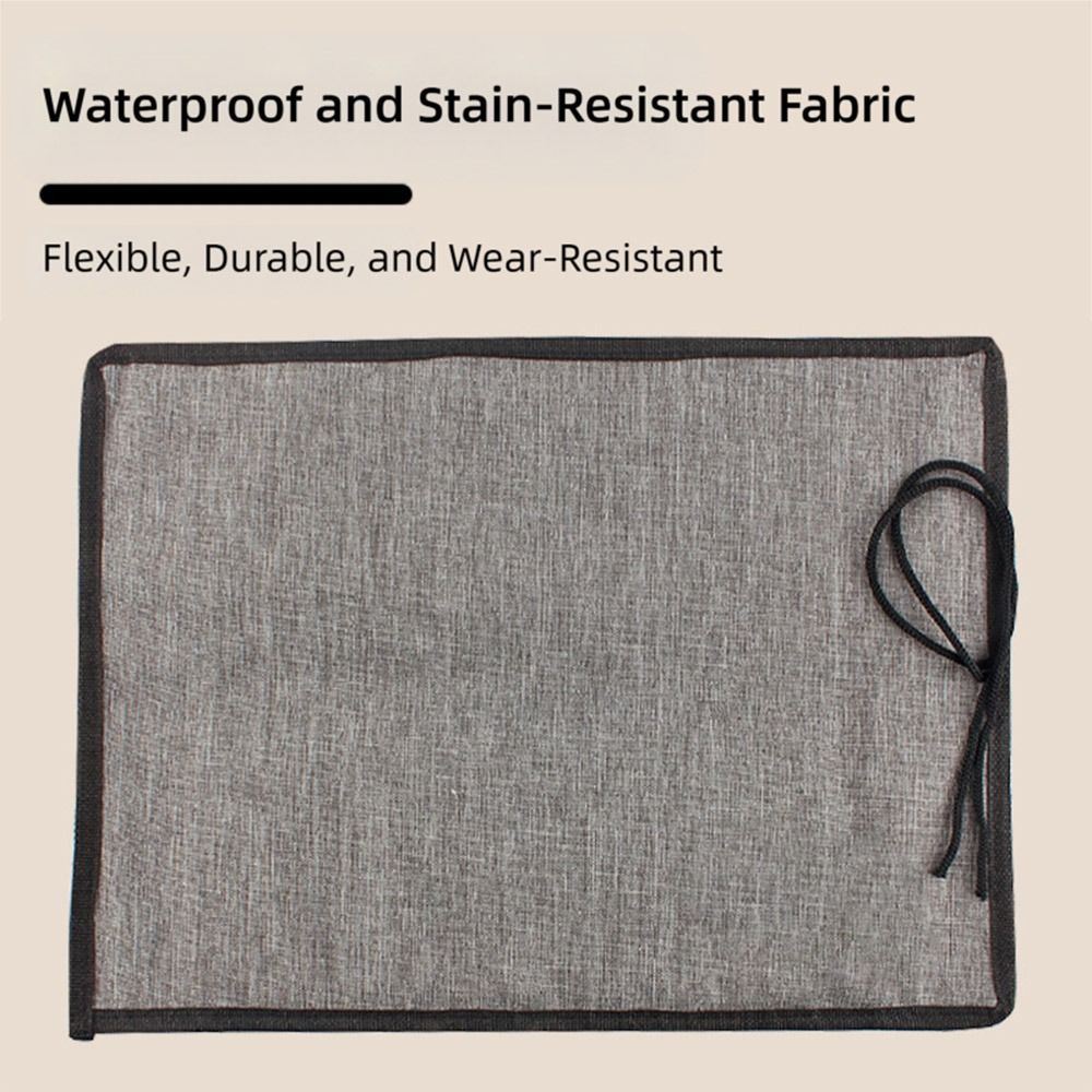 キャンバス絵画ブラシ収納ポーチ グレー 24穴 ロールアップ - Pen Pouch Roll のレビューと価格