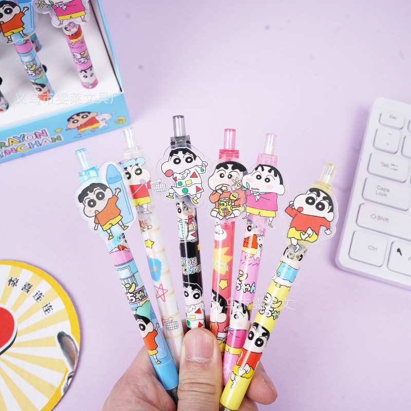 48 ピース/箱クレヨンしんちゃんポイントペン漫画インクゲル - Stationery Supplier のレビューと価格