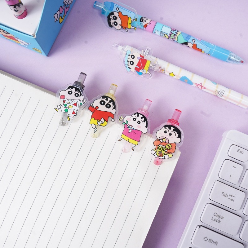 48 ピース/箱クレヨンしんちゃんポイントペン漫画インクゲル - Stationery Supplier のレビューと価格