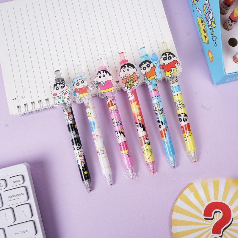48 ピース/箱クレヨンしんちゃんポイントペン漫画インクゲル - Stationery Supplier のレビューと価格