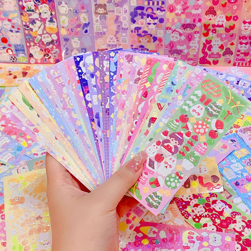 200p かわいいステッカー子供のためのかわいい文房具美的日 - Stationery Supplier のレビューと価格