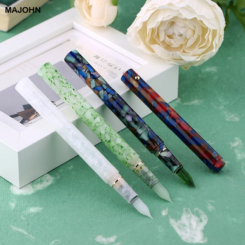 MAJOHN N8樹脂ガラスディップペンインクペン手作りペン - Stationery Supplier のレビューと価格