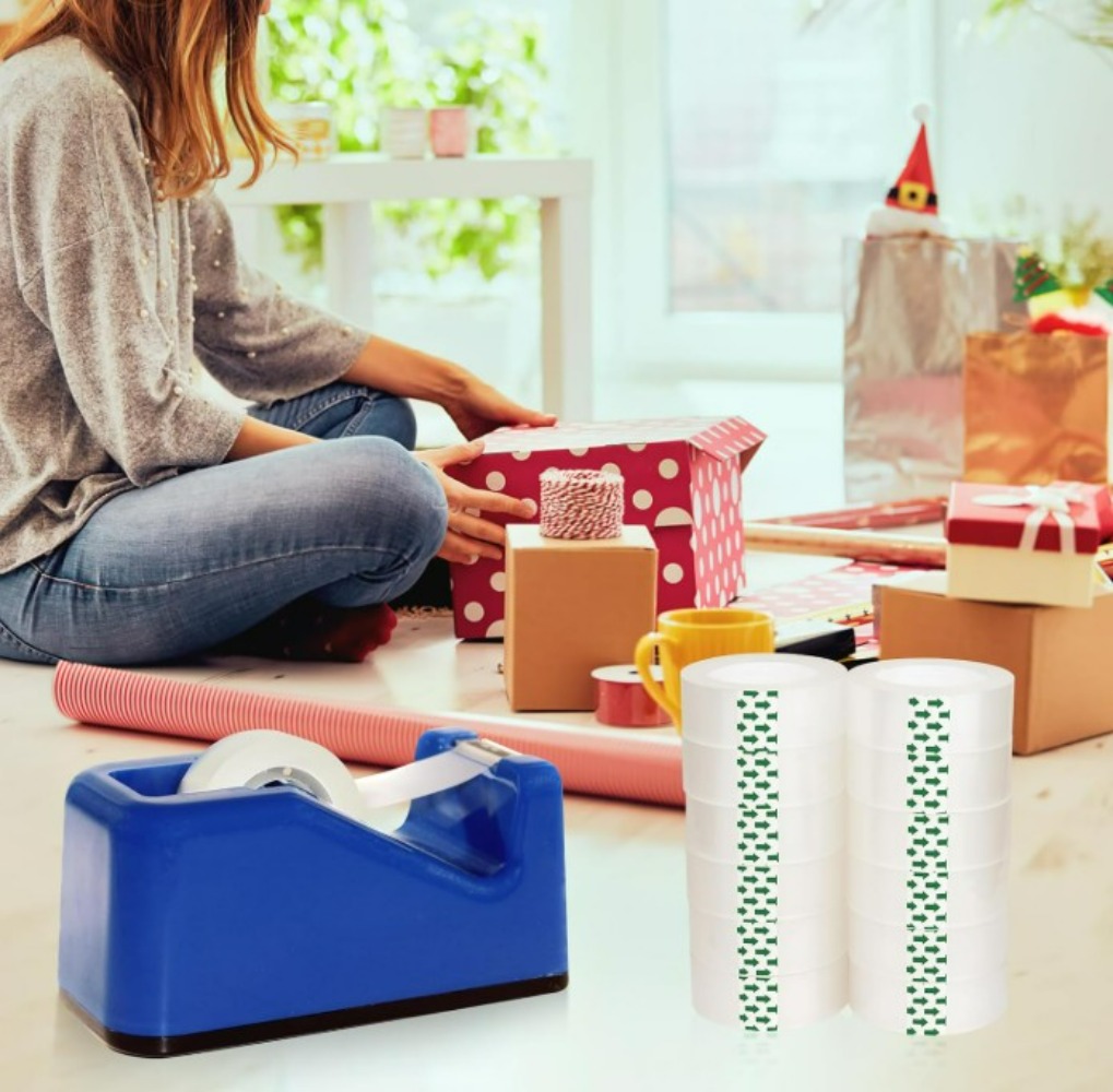 透明粘着テープパック文具オフィス学用品学生粘着テープ梱包プレ - Stationery Supplier のレビューと価格