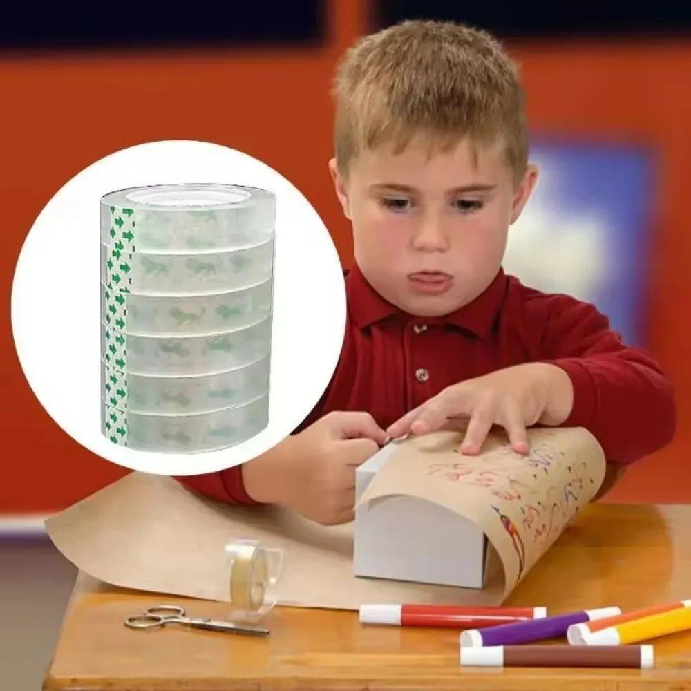 透明粘着テープパック文具オフィス学用品学生粘着テープ梱包プレ - Stationery Supplier のレビューと価格