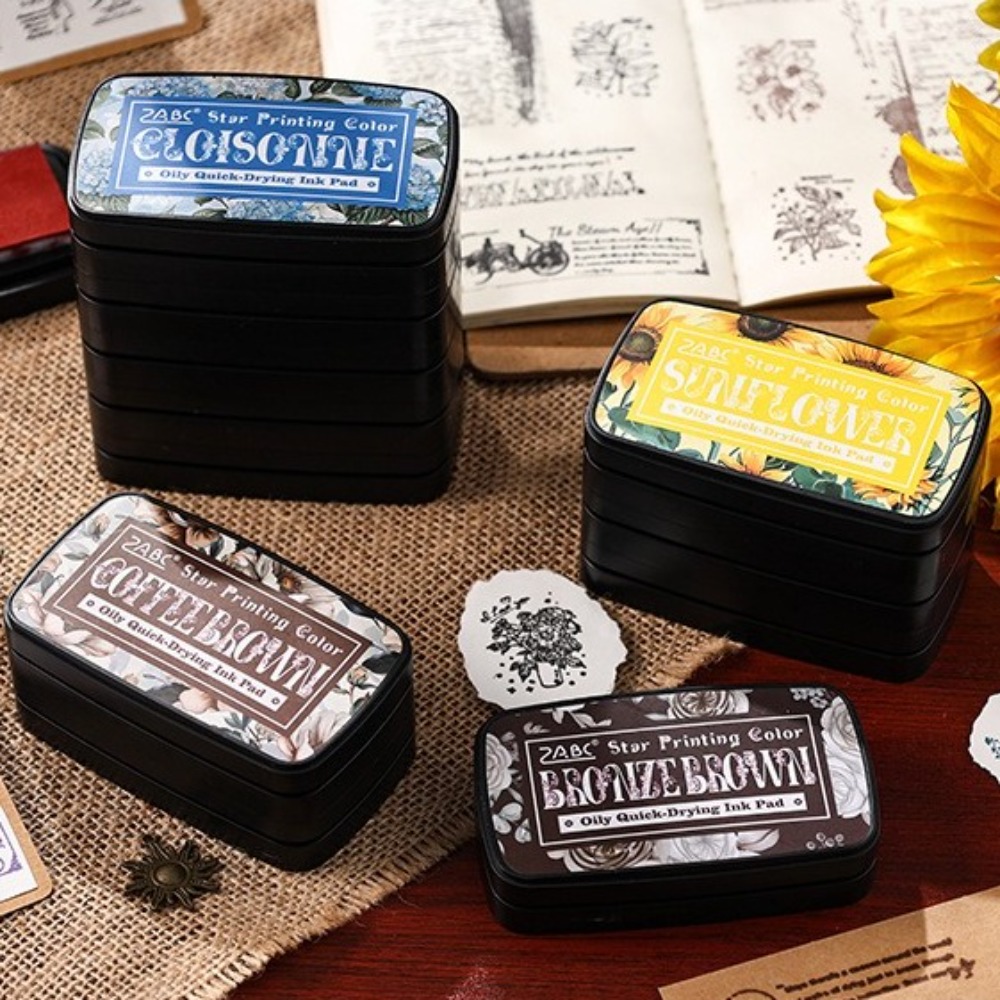 カラフルな多色インクパッドプランナースタンプアートスクラップ - Stationery Supplier のレビューと価格