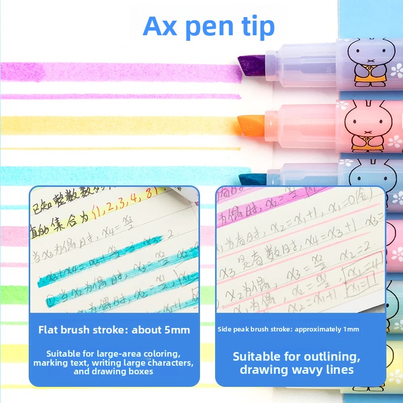 M&G ハイライターマーカー 角型チップデザイン キャンディ - Highlighter Set Pastel のレビューと価格