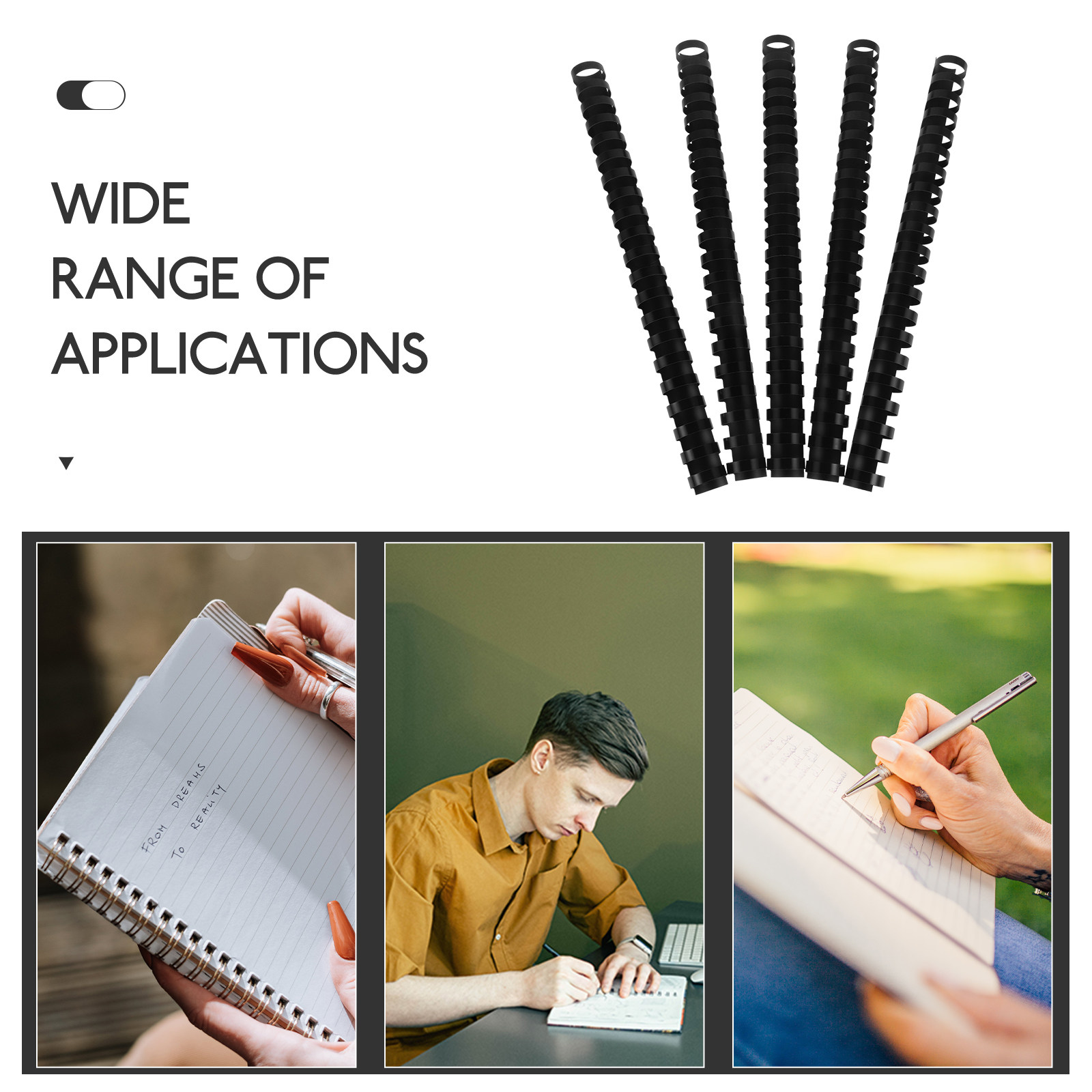 50個入りバインディングコーム 21リング プラスチック製  - Binding Comb Plastic のレビューと価格