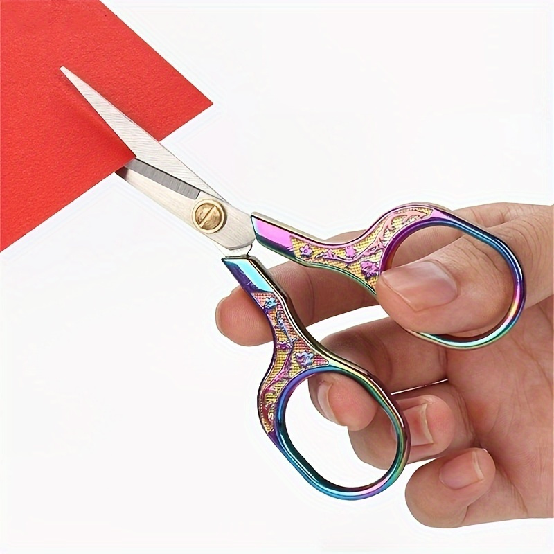 4個入りヴィンテージステンレススチール製刺繍＆裁縫用ハサミセ - Scissors Stainless Craft のレビューと価格