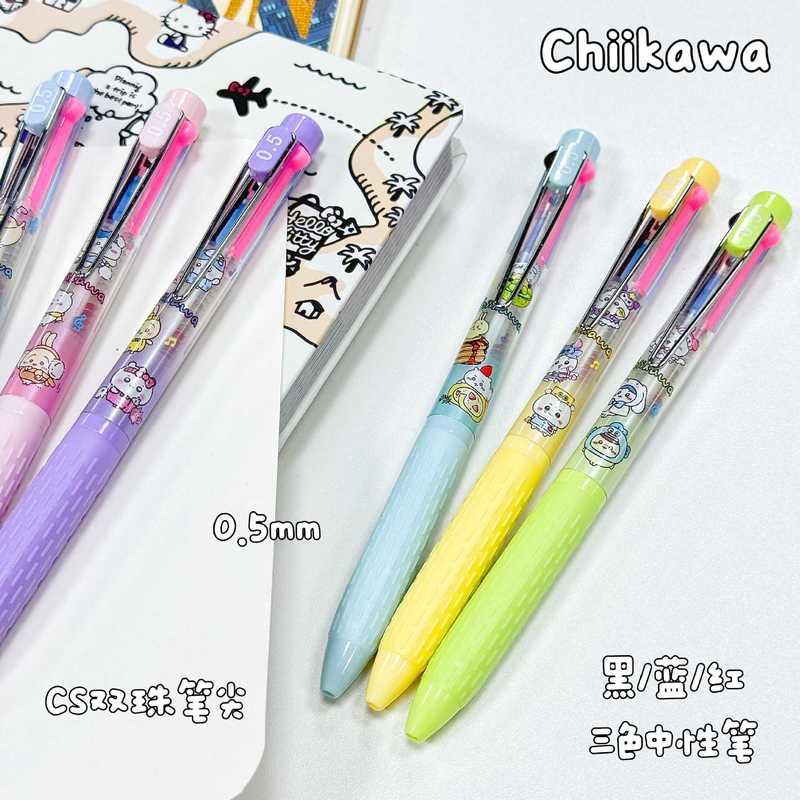6-36 個 Chiikawa ペン 3 色ボールペン黒赤青 - Stationery Supplier のレビューと価格