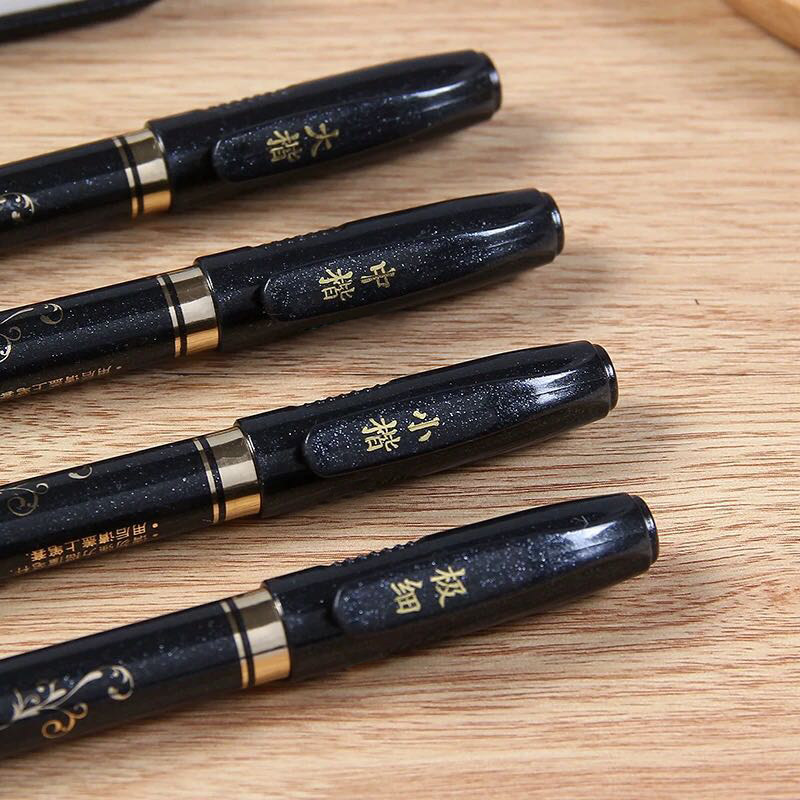 4 ピース/セット書道アートマーカーペンブラシペンアートマー - Supply Of Office Stationery のレビューと価格
