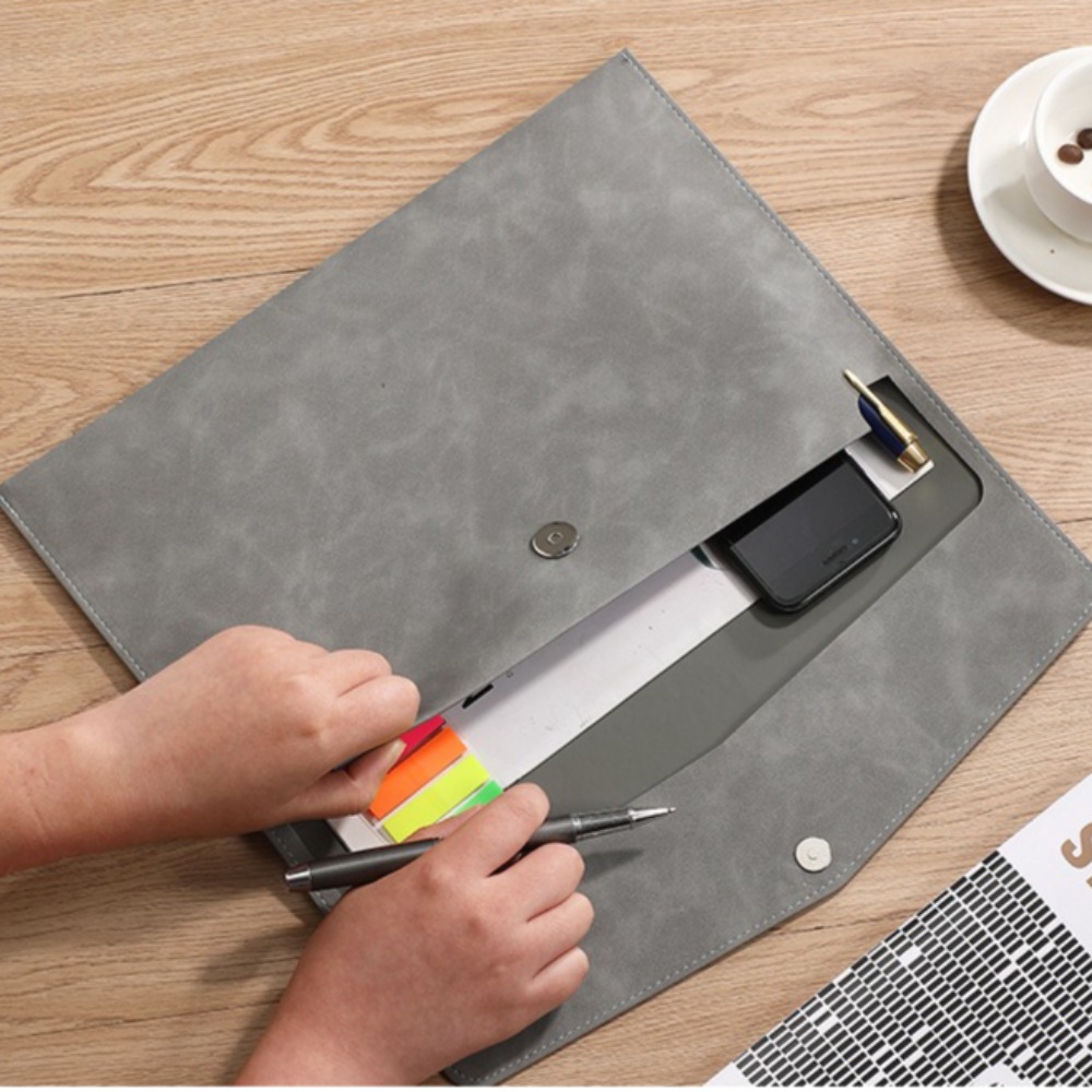 ファイルバッグ PU レザー アーカイブフォルダー 収納封筒 - Supply Of Office Stationery のレビューと価格