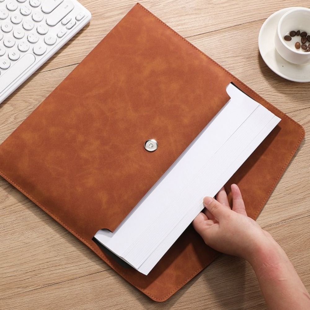 ファイルバッグ PU レザー アーカイブフォルダー 収納封筒 - Supply Of Office Stationery のレビューと価格