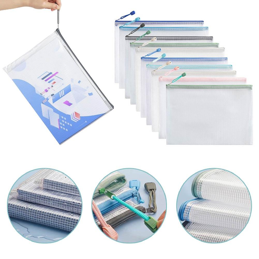 10 個モランディライトカラーシリーズメッシュ文具収納袋ジッ - Supply Of Office Stationery のレビューと価格